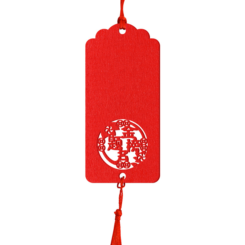 Wooden Wishing Cards Wholesale Scenic Spot Couple Wishing Cards Wooden Blessing Tags Engraving Plus Logo Blessing Cards