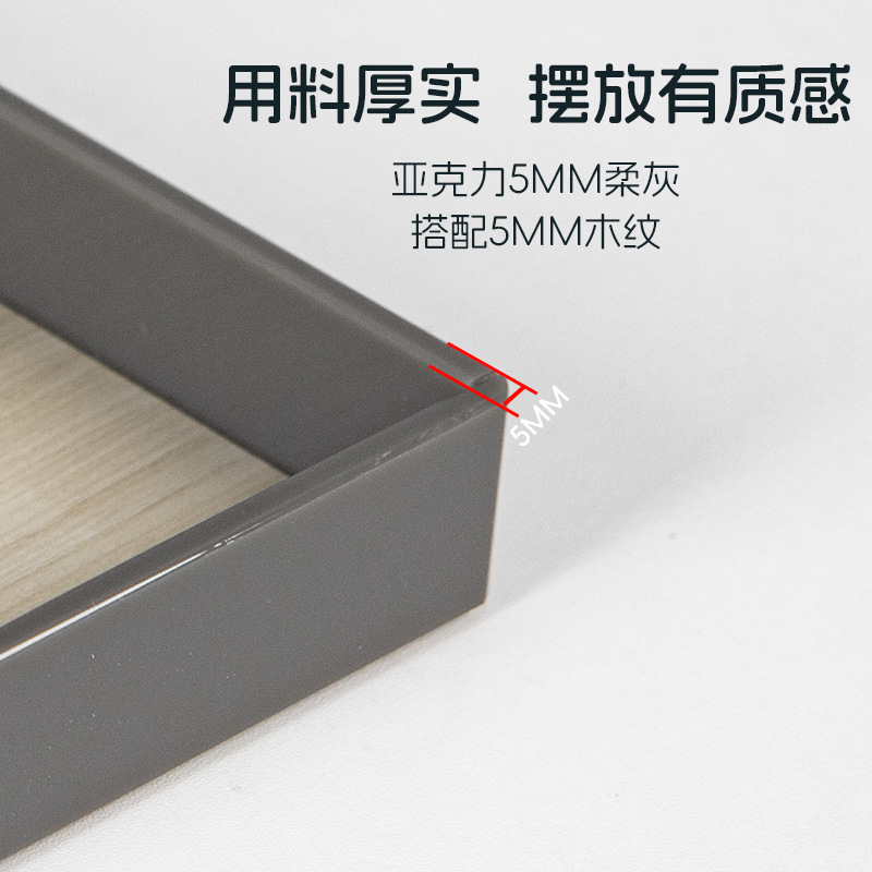 Hotel Acrylic Toiletries Storage Box Hotel Toilet Disposable Toothbrush Box Tissue Box Tray