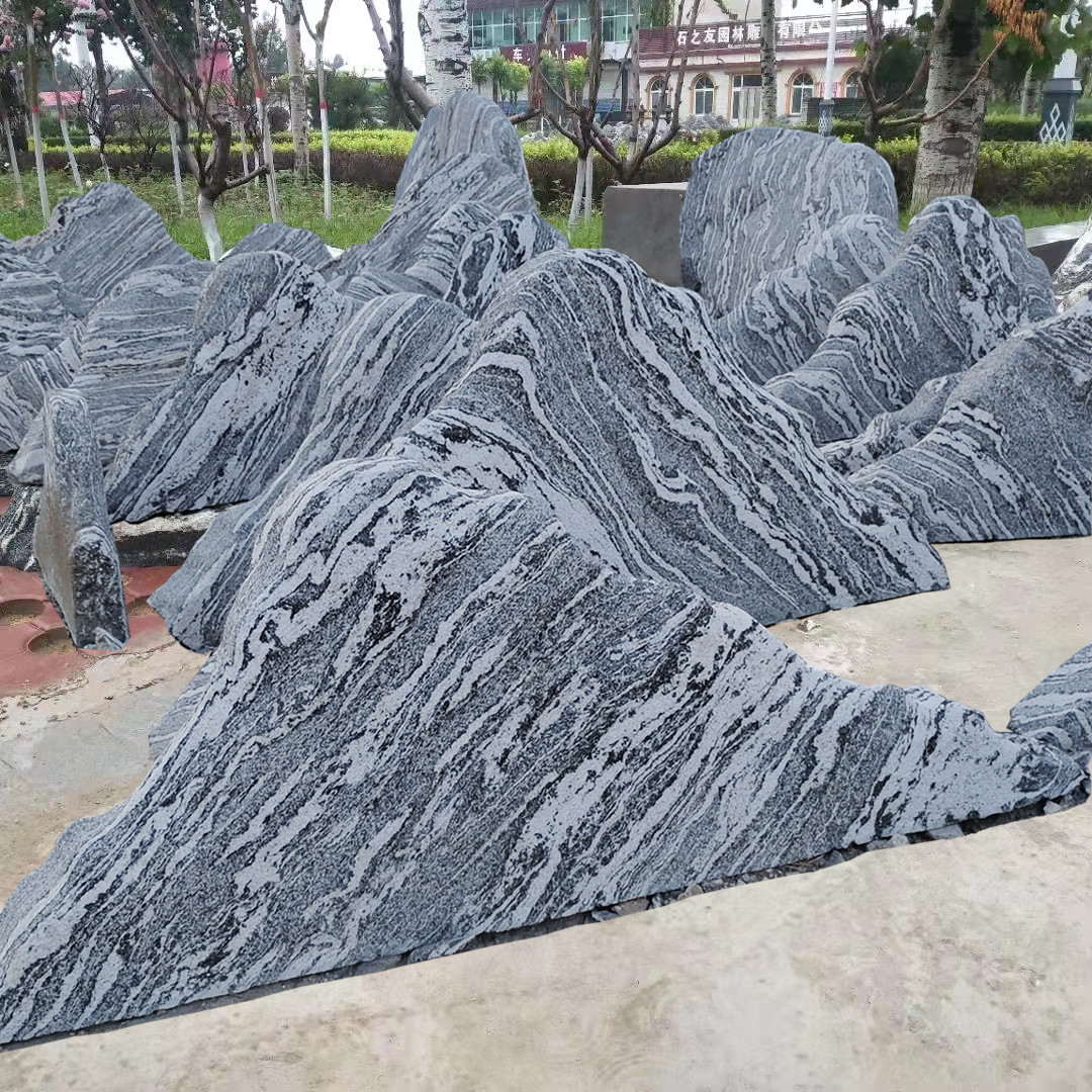 Производители камня снеговой волны, камень Тайшань, плиты для ландшафта, комбинация снегового камня по чертежам