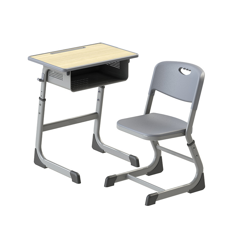 Cross-border bidding primary and secondary school desks and chairs school tutoring class writing desk lifting children's study desk set Wholesale