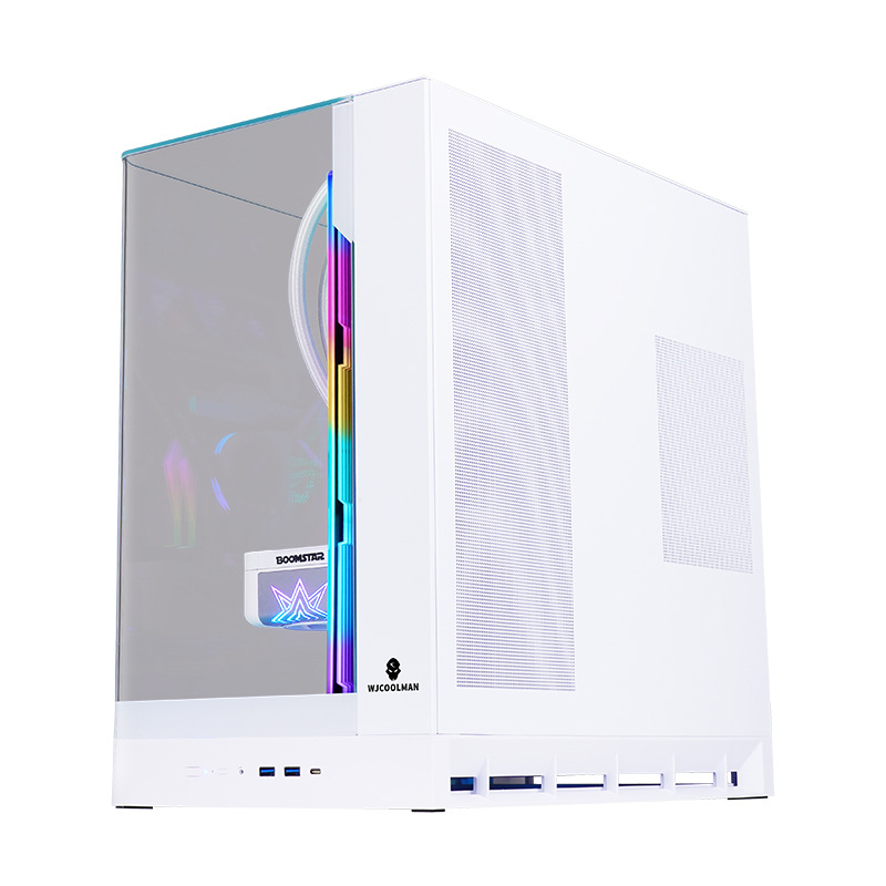 Wenjie Plus Standard E-Sports Sea View Room Internet Cafe Water-Cooled Game Case Panoramic Side-Transparent Desktop Computer Case