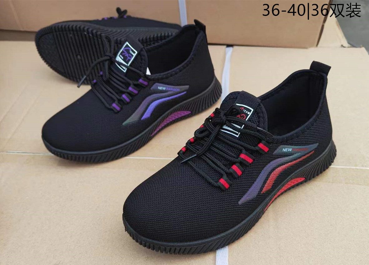 Spring and Autumn Women's Single Shoes with Lace, Sports and Sponge Flat Bottom, Plaid, Fashionable, Plaid and Versatile