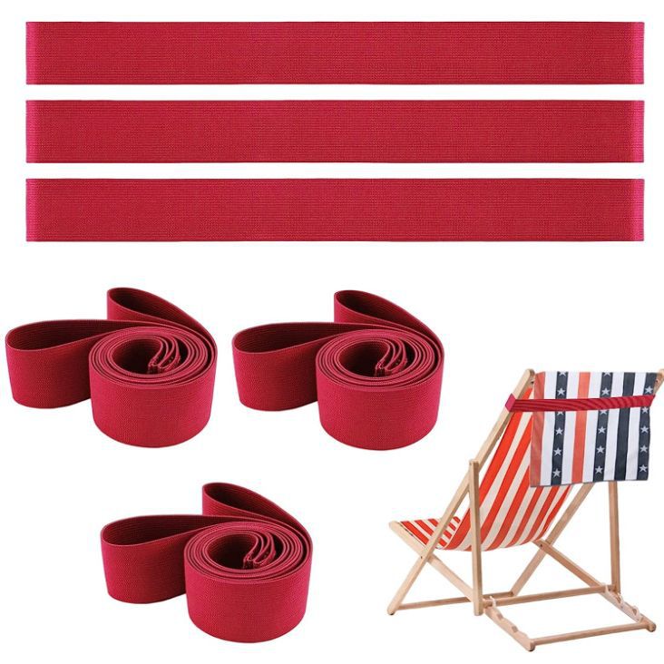 Cross-Border beach chair supplies accessories towel entrainment pool chair towel fixed belt swimming wheelchair towel entrainment windproof