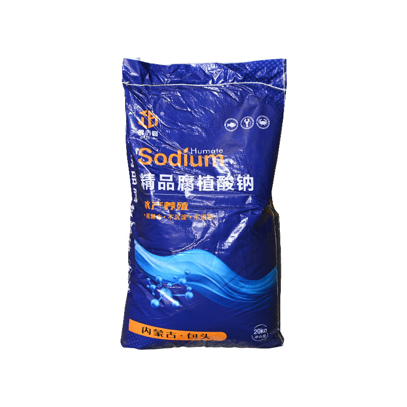 Sodium Humate Fully Water-Soluble in Tablet or Powder Form for Aquaculture, Shading, Agriculture, Livestock Feed, and Mining Applications