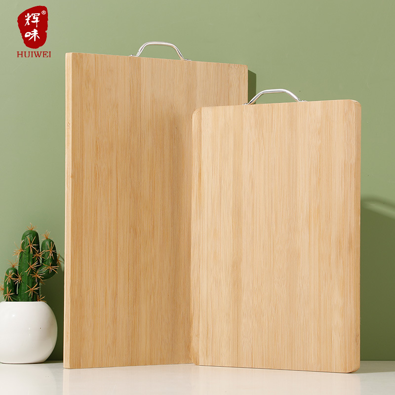 Разделочная доска из бамбука Huiwei, толстая двусторонняя доска для нарезки фруктов, оптовая продажа большой бамбуковой доски