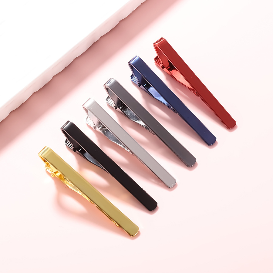 AliExpress Amazon Cross-border New Suit Collar Clip Multicolor Copper Collar Clip Men's Simple Shirt Clip