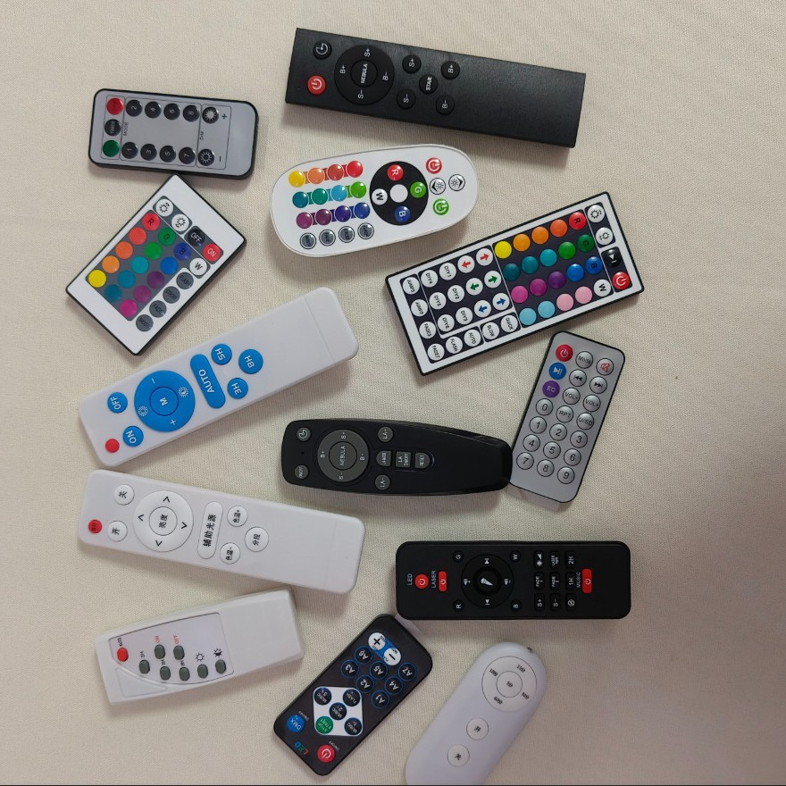 Ultra-Thin 24-Key Infrared Remote Control, Wireless 21-Key Colorful Remote Control for Fans and Home Appliances, Floodlight Remote Control