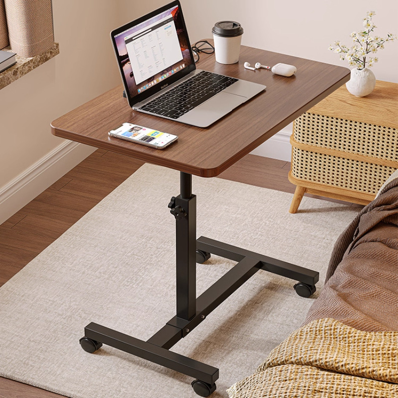 Складной регулируемый мобильный прикроватный столик маленький бытовой компьютерный стол для гостиной, столик рядом с диваном, новый стиль 2025