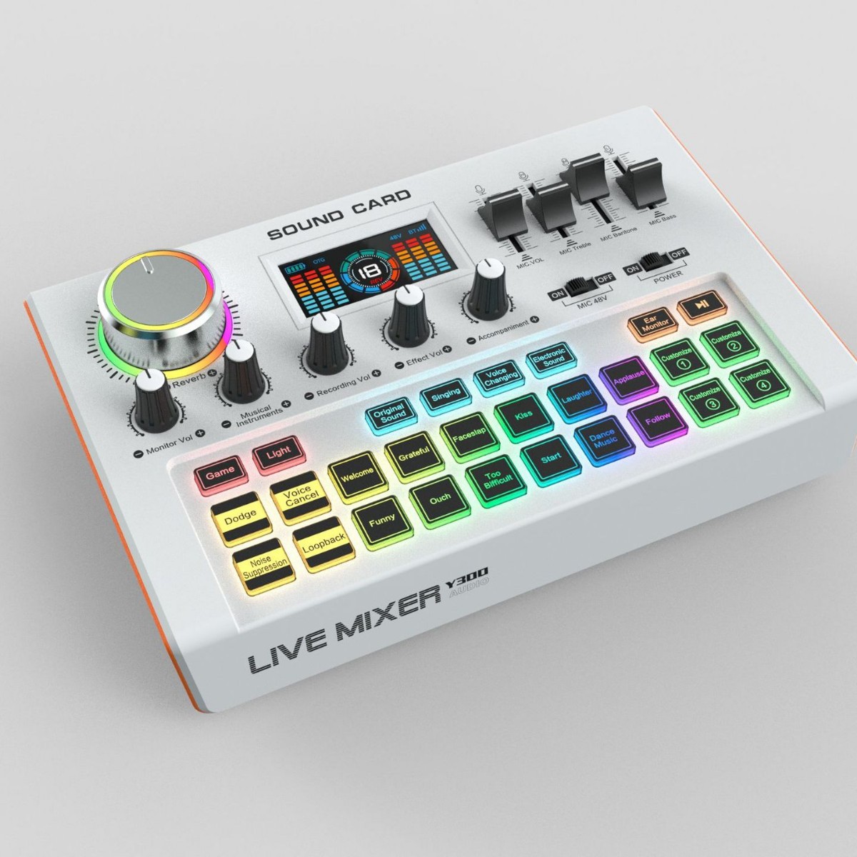 Y300 Cross-Border Live Broadcast Sound Card Export Export Live Broadcast Sound Card Set!