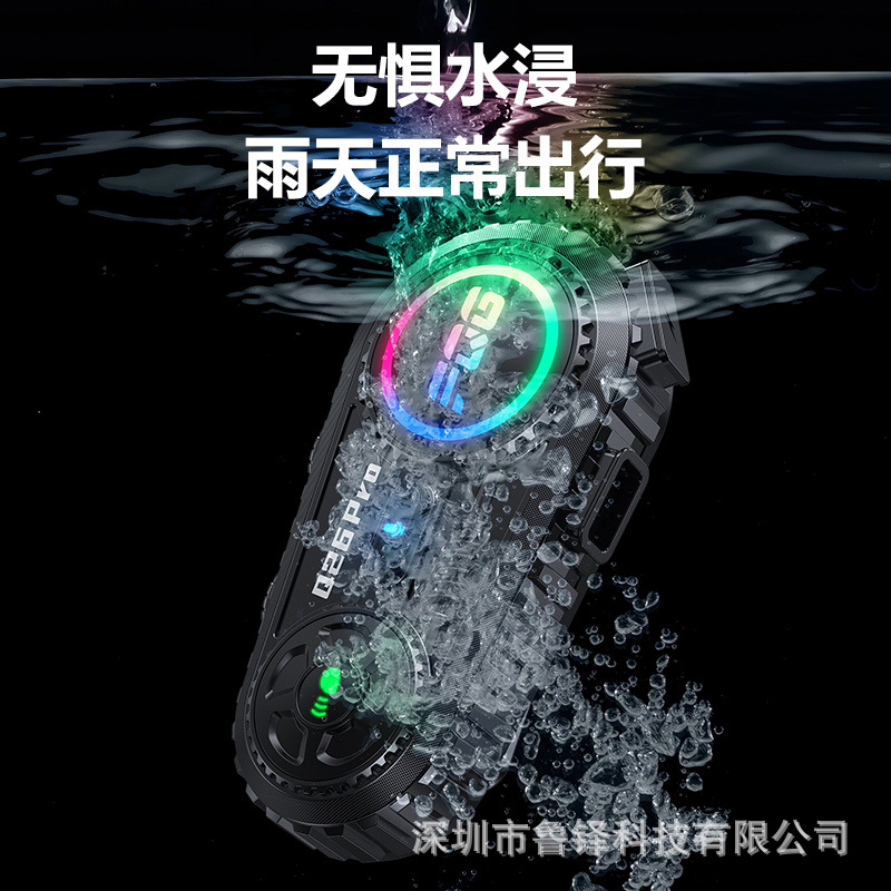 Q26 Pro Helmet Bluetooth Headset Motorcycle Bluetooth with Screen Headset Full Half Helmet Long Battery Life Rider Waterproof