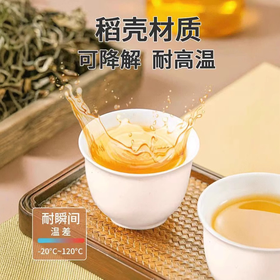 Kung Fu Tea Cup Portable Lazy Tea Brewing Set Wholesale Simple Creative Tableware for Home Use Biodegradable