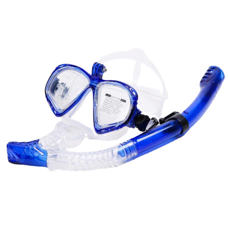 Snorkeling mask full dry diving glasses breathing tube suit gopro Ant camera adult diving goggles