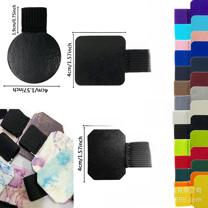 Leather Self-Adhesive Pen Clip Elastic Pen Clip Self-Adhesive Pen Clip Elastic Band Pen Insert Leather Pen Clip Self-Adhesive Pen Clip