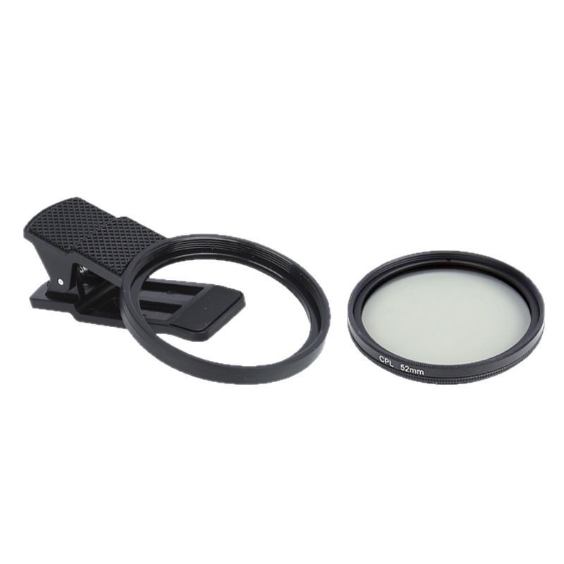 Spot 67Mm/52Mm Mobile Phone Photography Polarizer Lens Filter with Clip Cpl Polarizer to Eliminate High Reflection