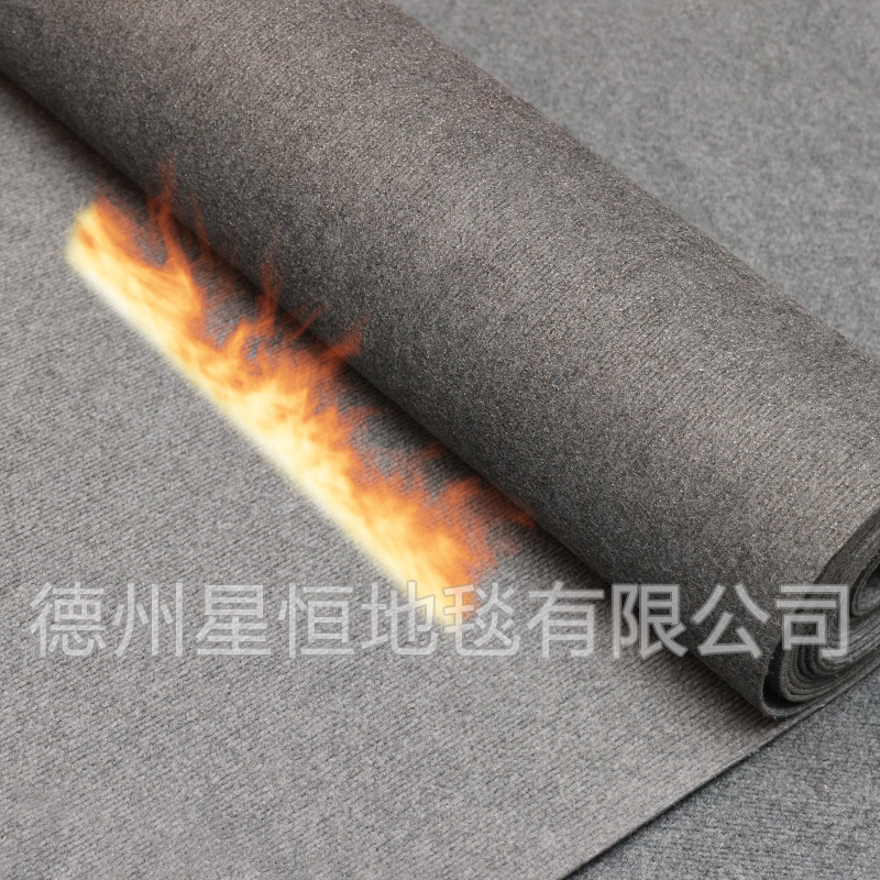 B1 Grade Flame Retardant Striped Carpet Billiard Hall Chess and Card Room Large Area Full Fireproof Carpet Stage Flame Retardant Carpet