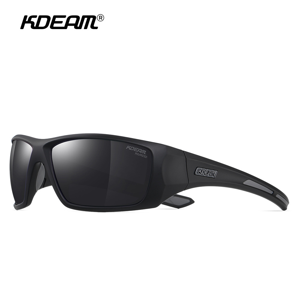 KDEAM New Polarized Fishing Luya Sunglasses TR90 Frame Comfortable Non-Slip Design Sports Glasses