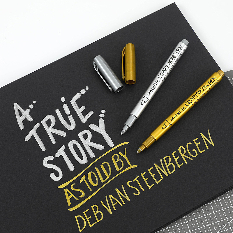 Guangna 550 Metallic Marker Paint Pen Festive Supplies Sign Pen Oil Marker Sign Pen Spot