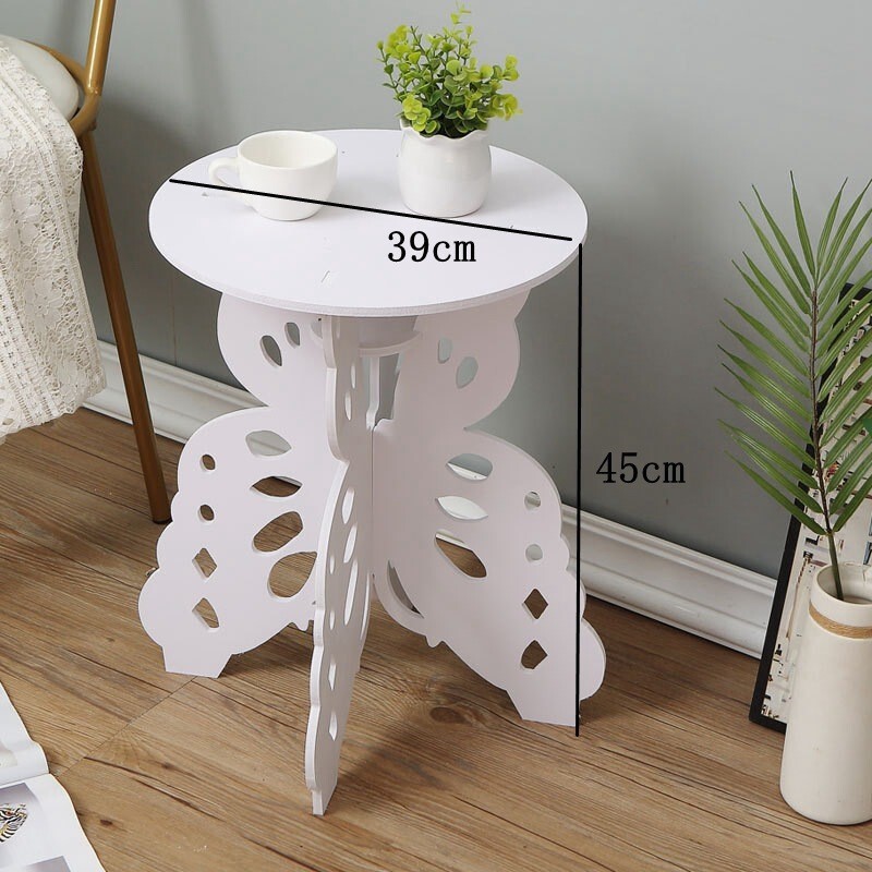 European Style New Living Room Mini Round Table Creative Simple Round Small Apartment Bedside Table Table Coffee Table Specially Provided