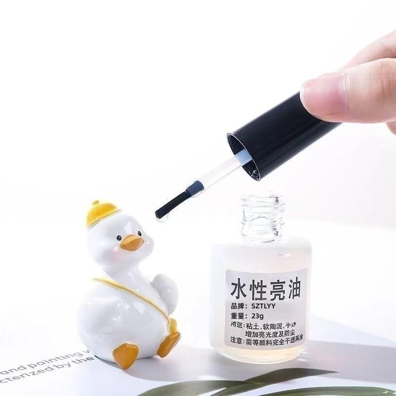 Soft clay Bright Oil Acrylic stone plastic resin clay sealing layer protection dustproof brightening hand-made water-based polishing oil