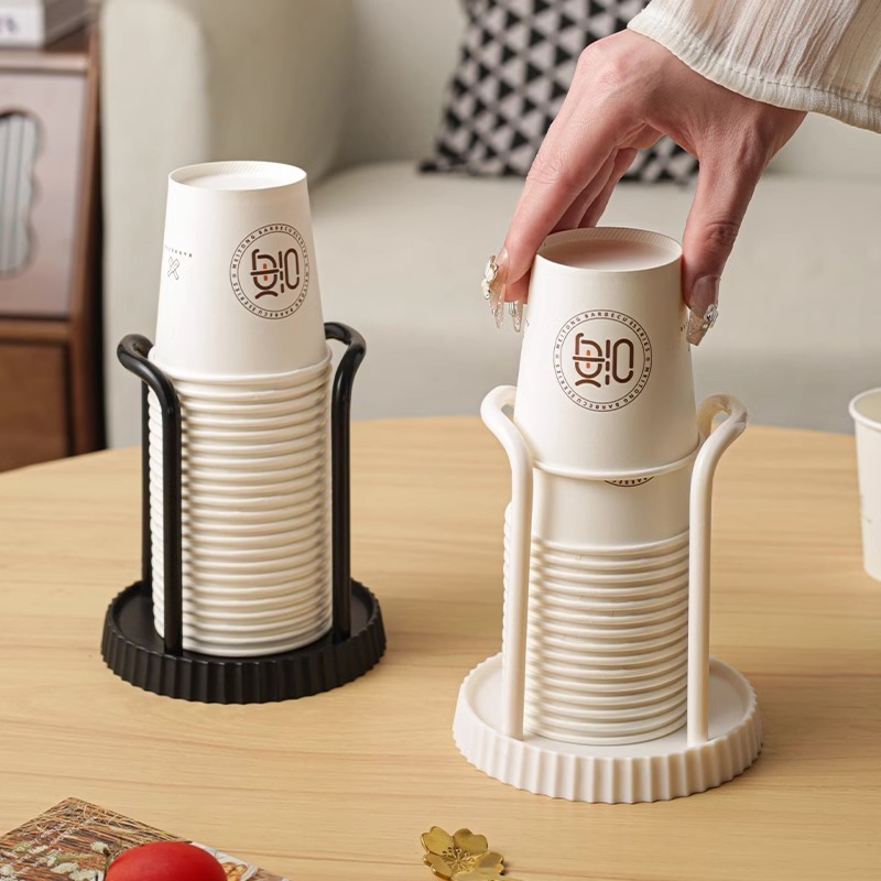 Disposable Cup Holder Water Dispenser Paper Cup Storage Rack Milk Tea Coffee Shop Bar Home Kitchen Cup Taker