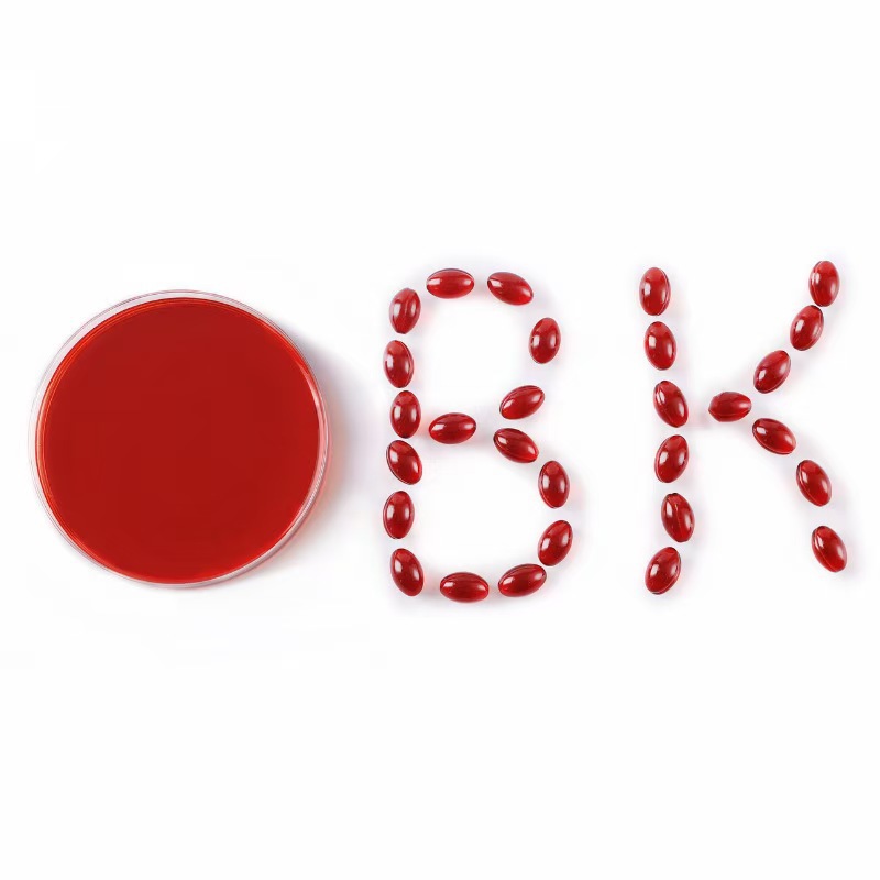 Natural Astaxanthin Gel Candy Soft Capsule Krill Oil Women's Food Customization