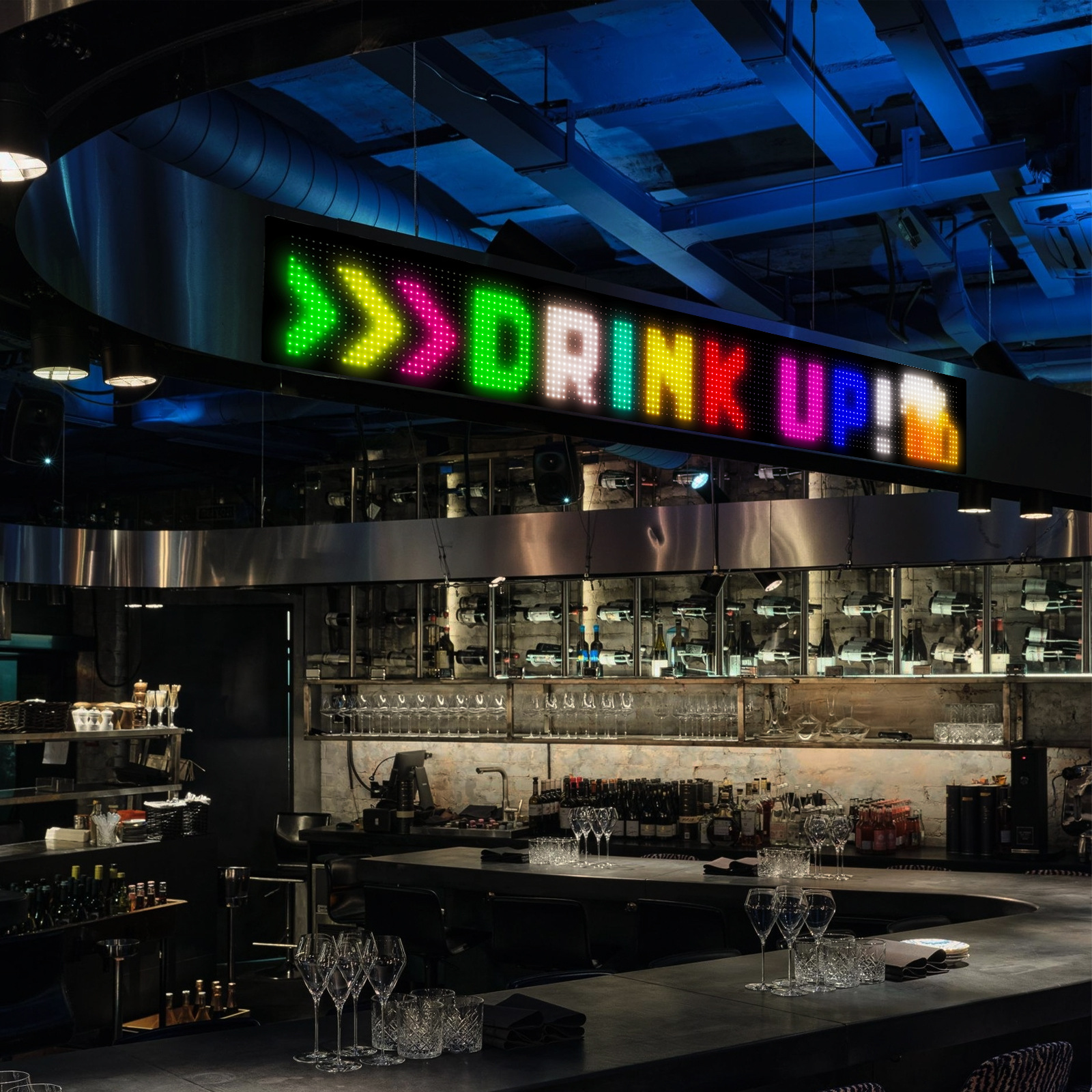 Devil's Eye Led Light Blinking Truck Car Dynamic Eye Light Led Flexible Display Rear Window Advertising Expression