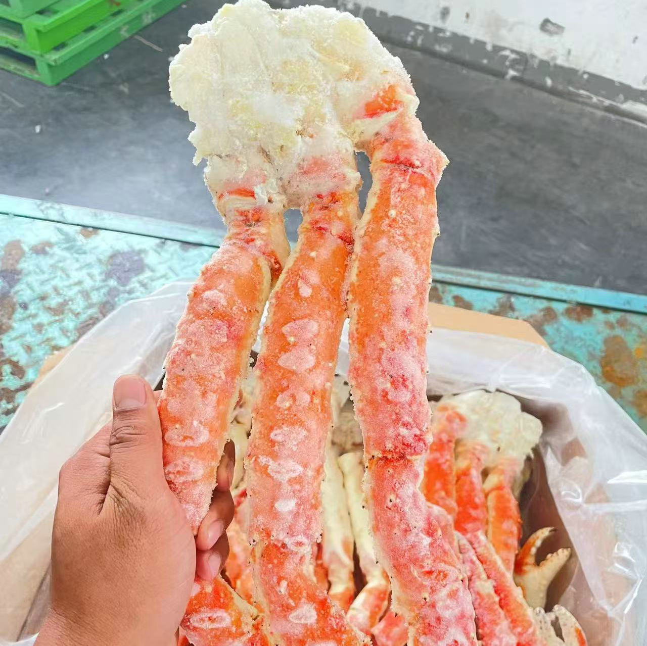 Russian King Crab Frozen Crab Legs, Crab Meat, Seafood, Ready-Made Frozen, Original Imported Frozen Batch of Crab Legs