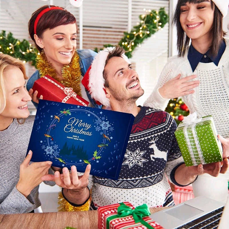 Cross-border Fishing suit Advent Calendar Blind Box Creative Fishing Lovers Christmas Gift suit Wholesale