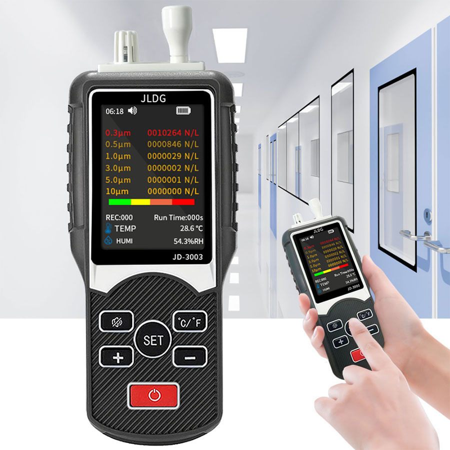 Jd-3003 Pump Suction Dust Particle Counter Detector Six-Channel Million-Level Clean Room Detection