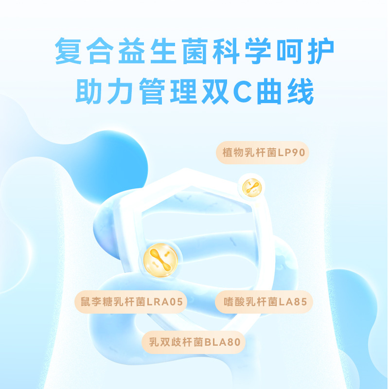 Compound Probiotic Freeze-Dried Powder Oem 6000 Billion High-Activity Prebiotic Freeze-Dried Powder Solid Beverage Processing