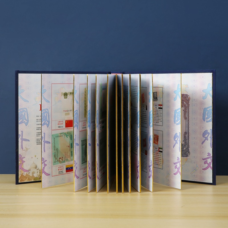 Factory Wholesale. Foreign Affairs Coin Commemorative Album Collection Album Collection Empty Album Bank Insurance Sales Gifts