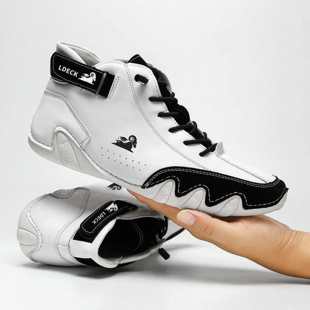 亚马逊马丁靴春夏跨境爆款高帮八爪鱼男鞋男士休闲短靴子