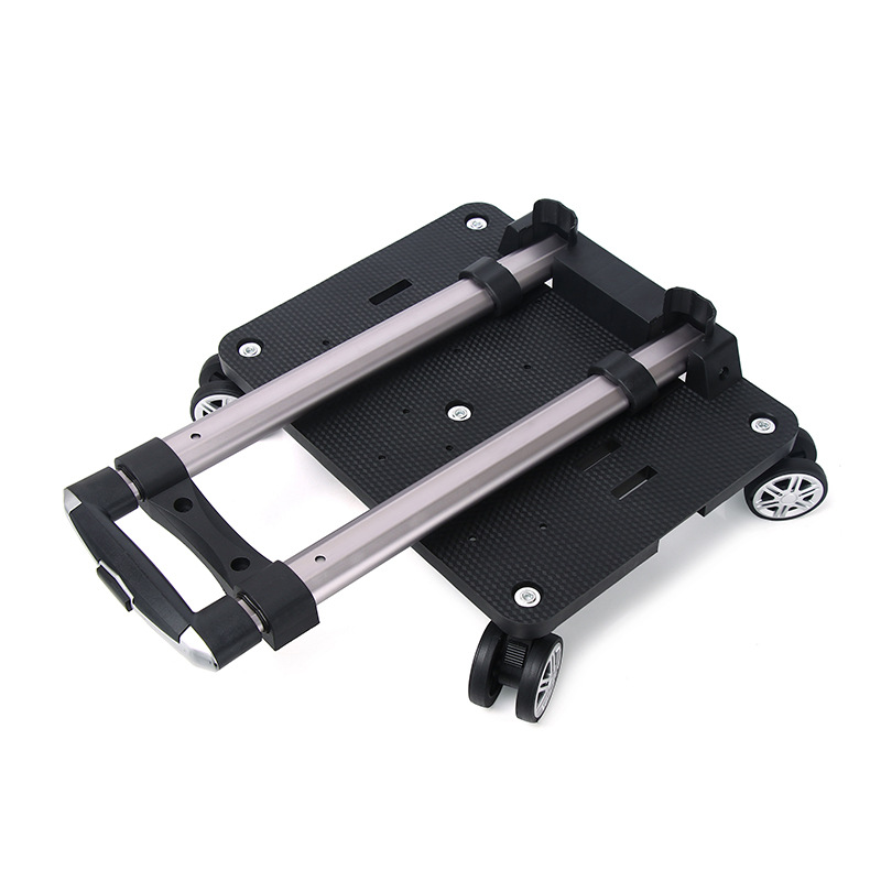 Towing Rod Frame Primary School Student Schoolbag Rod Universal Universal Wheel Folding Rod Trolley Small Trolley Backpack Rod Trolley