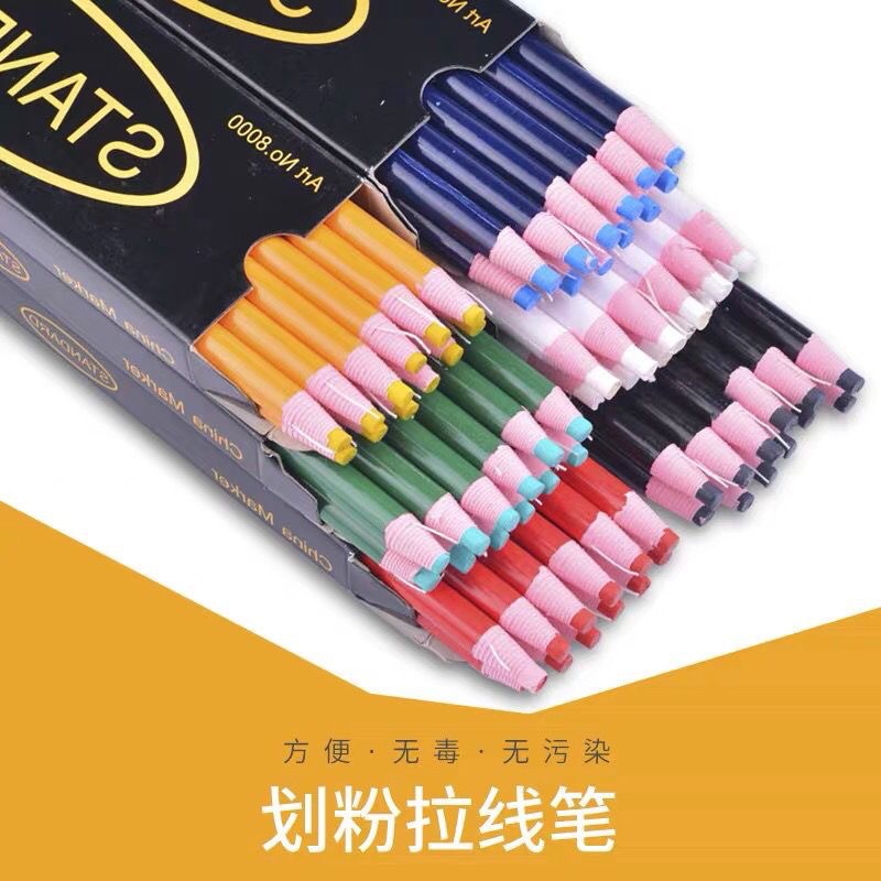 South Korean STANDARD Bracer Crayon Hand Tear Free Leather Marking Pen Garment Point Marking Pen Roll Paper 8000