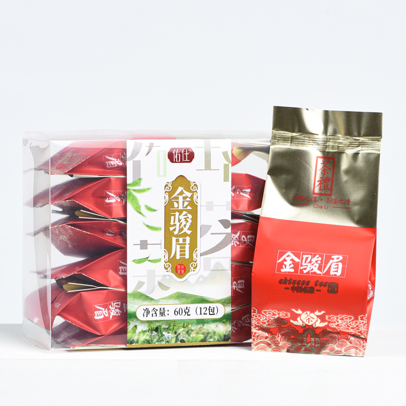 Supermarket Wholesale Boxed Small Bags Tea Hotel Independent Packaging Bag Tieguanyin Green Red Jasmine Black Tea Bulk