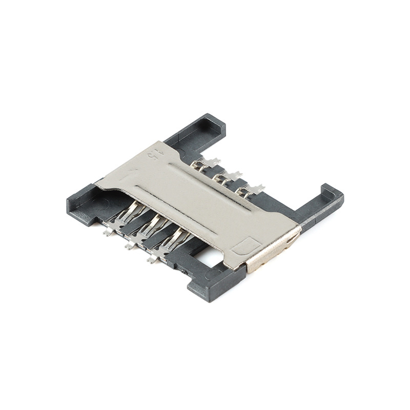 Sim-Klb-07D-1.5H-Pull-Out Patch Mini Mobile Phone Communication Sim Card Holder with High Temperature Resistance