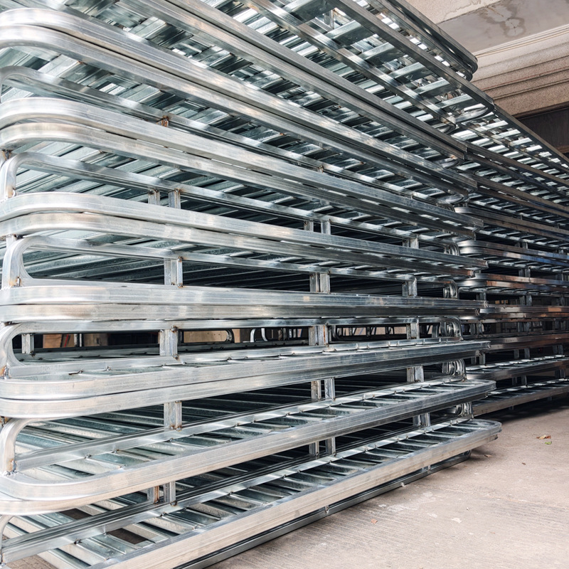 Thickened Metal Floor Plate Shelves with Strong Load-Bearing Capacity for Stacking Mattresses, Wine and Hardware Special Forklift Steel Iron Pallets