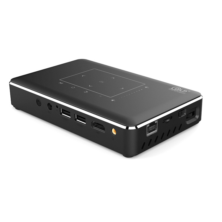 P10 2nd Generation 4K HD DLP Mini Smart Micro Projector Portable Home Android Projector with Touch