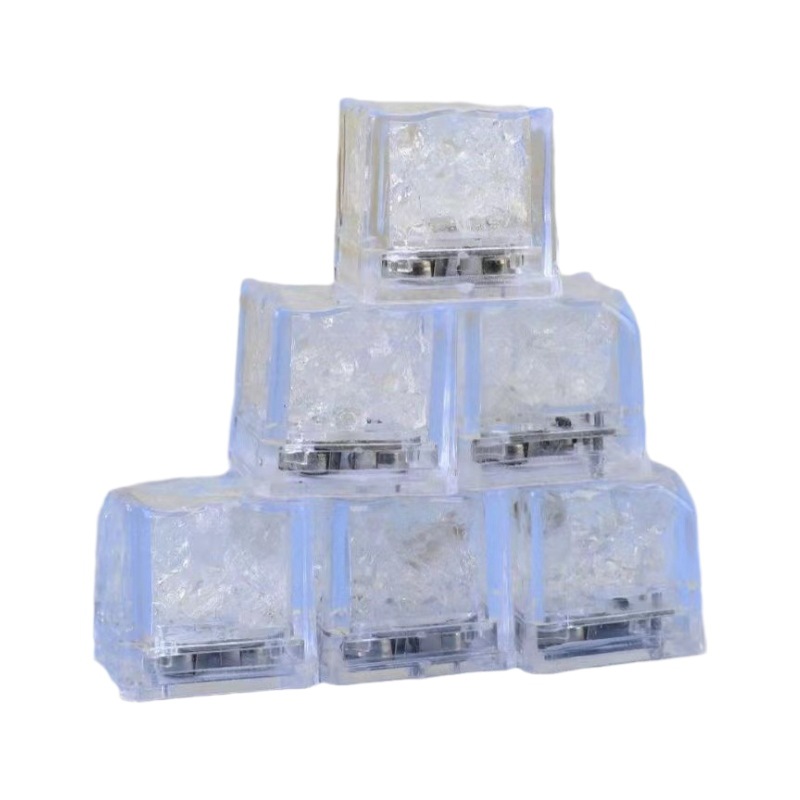 Bar Ktv Luminous Ice Cube Luminous Toy That Lights up When Exposed to Water Led Colorful Ice Cube Sensor Flash Ice Cube Light Manufacturer
