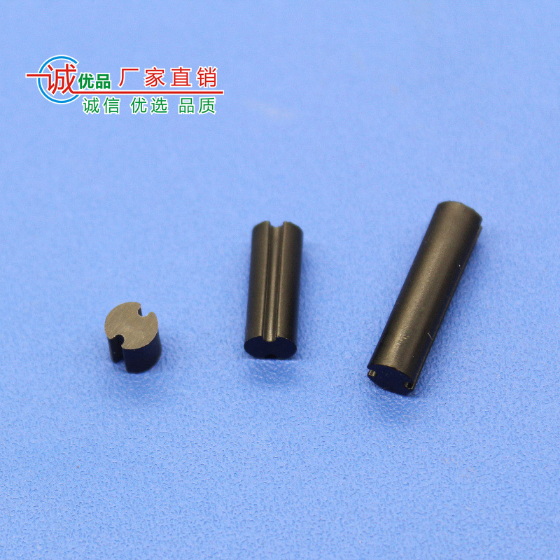 Recommended factory 3mm double pit spacer solid slotted black double slot LED isolation column lamp holder lamp post LED4D