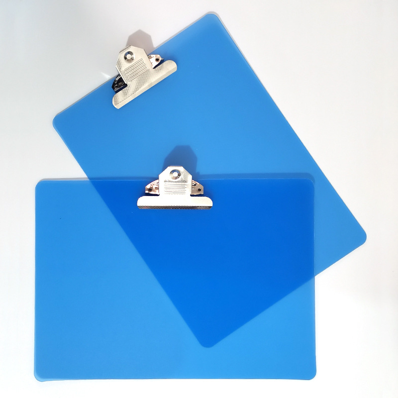 Board clip small ticket holder mini blue plastic message holder refrigerator sticker hanging multifunctional file splint ticket holder