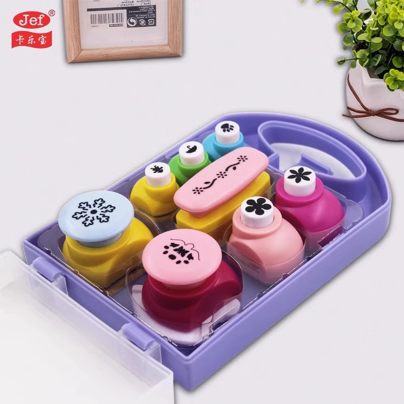 Embossing Machine Flower Tool Children's Handmade Set Embossing Machine Kindergarten Artifact Cardboard Pattern Large Printing Machine