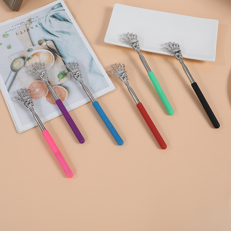 Source factory ghost hand stainless steel telescopic itch itch massage device does not ask for old man music itch itch