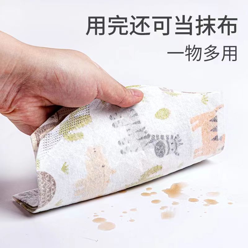 Disposable bib children's feeding bib disposable waterproof bib children's bib non-woven children's bib