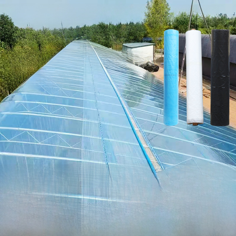 Wholesale PE film White transparent plastic cloth Po film Black and white film agricultural dripping greenhouse film agricultural film plastic film