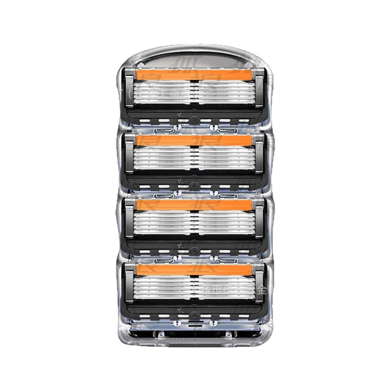 German Quality Traditional Razor with 5-Layer Blades for Men, Universal Manual Razor with Five-Layer Blades