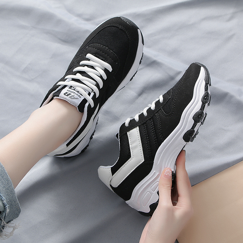 2026 Spring Mesh Sports Shoes for Women, Breathable Casual Shoes for Female Students, Running Shoes, Pure Color Simple Mesh Shoes for Women