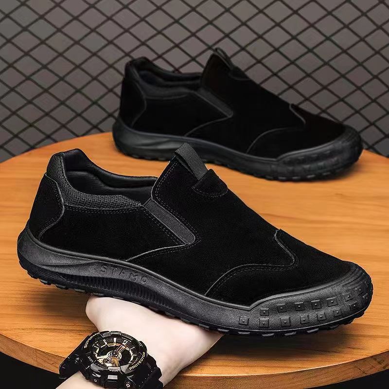 2024 New Arrival Labor Protection Shoes Men's Low-top Waterproof Shoes Men's Outdoor Non-slip Wear-resistant Casual Breathable Work Shoes for Hair