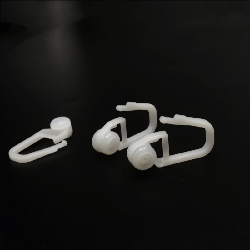 Curtain Track plastic pulley hanging wheel buckle nano track pulley car pulley hanging wheel factory wholesale