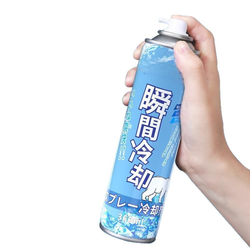 Cooling Spray Summer Car Rapid Cooling Agent Car Rapid Cooling Refrigeration Artifact for Car Indoor Instant Cooling